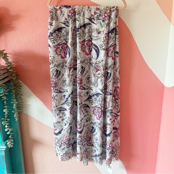 NWT Vera Bradley Hummingbird Park Soft Fringe Scarf - Picture 2 of 7